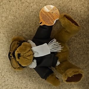 Vintage Brass Button "Pickford Bears" Aviator Bear